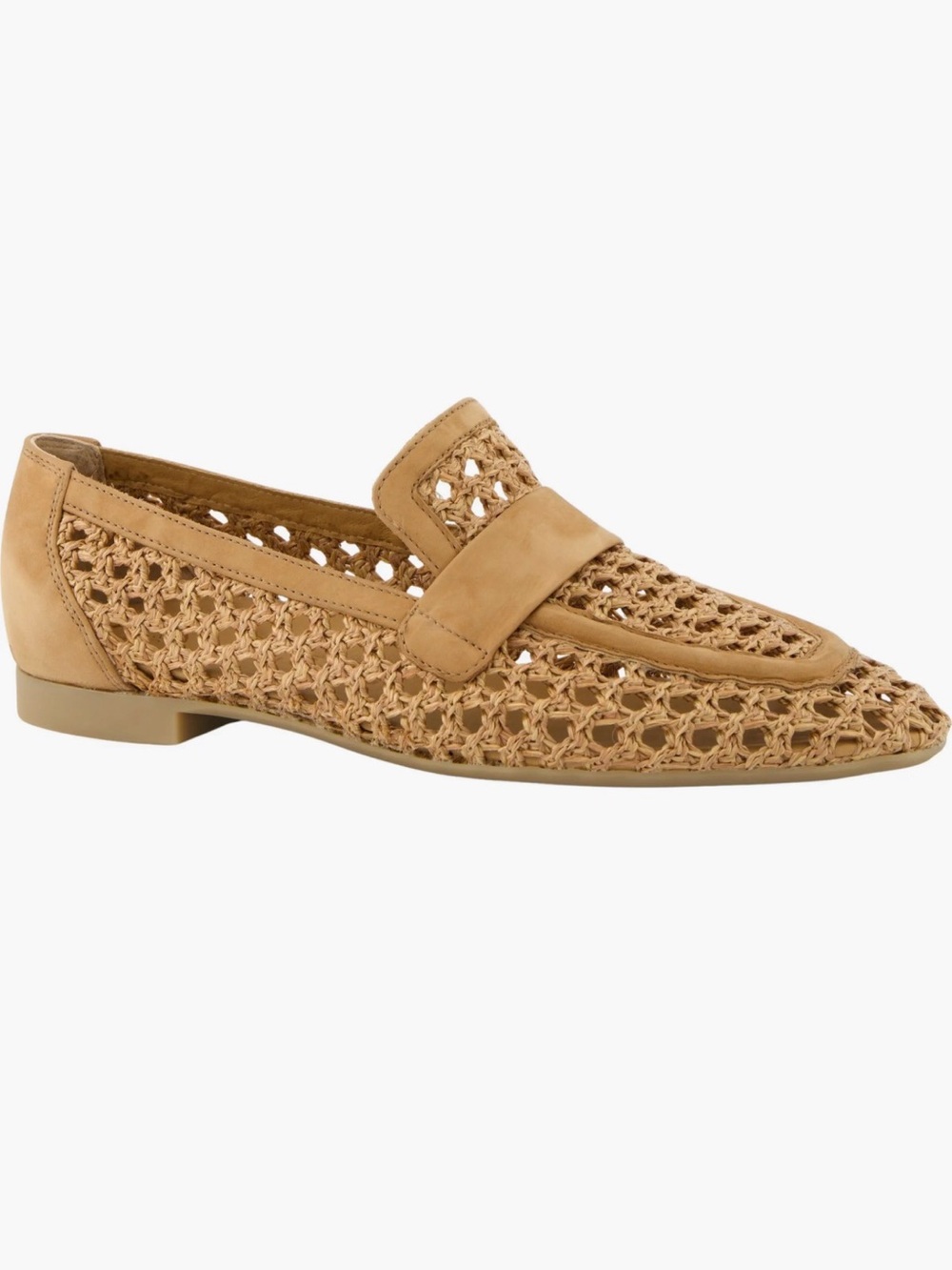 NEW Paul Green Delta Woven Loafer in Sisal Diva Nubuk
